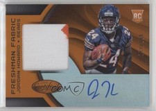 2016 Certified Freshman Fabrics Signatures Mirror Orange Jordan Howard Auto 7xr