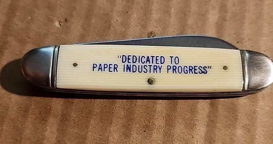 CAMCO Jack Knife Albany Felt Company Early Advertising Knife EXCELLENT!
