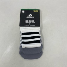 adidas Copa Zone Cushion IV OTC Soccer Socks XS White/Black AEROREADY