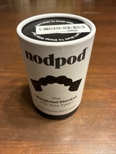 Nodpod Weighted Sleep Mask Blanket For Eyes - Onyx Black