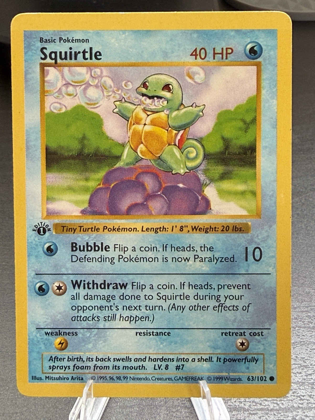 Squirtle 1999 Pokemon Game #63 1st Edition Price Guide - Sports