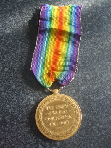 WW1 Victory Medal - THOMAS SALE 2/9th MANCHESTER RGT. From Hanley Stoke-on-Trent - Picture 2 of 10