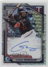 2024 Bowman Chrome Mega Box Prospect Mojo Gabriel Gonzalez #BMA-GG Auto 1gt8