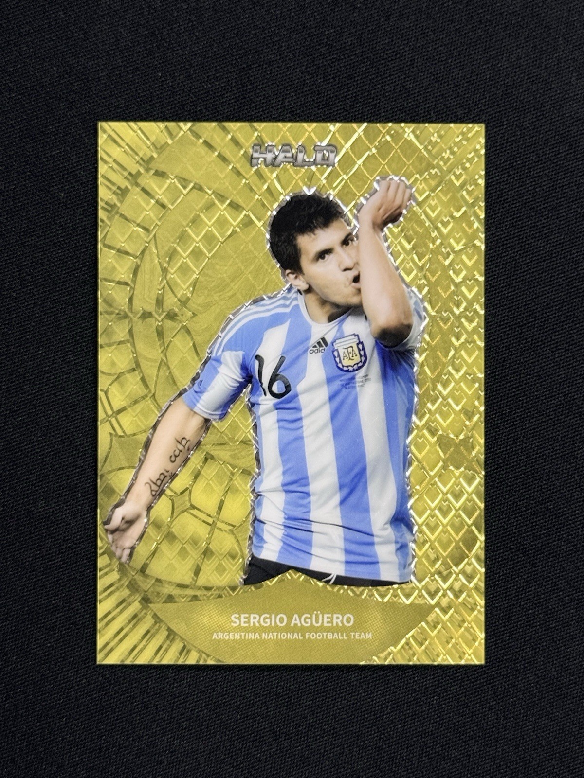 2025 Herock Argentina Team Halo Sergio Aguero Superfractor #1/1 [ ONE OF ONE ]