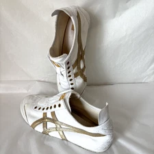 Onitsuka Tiger MEXICO 66 Sneakers 1183A962 Size 7.5 White Gold