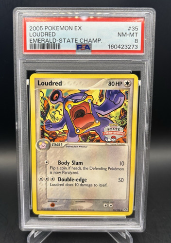 Loudred graded PSA 8 for sale on eBay