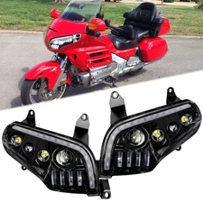 For Honda GoldWing GL1800 2001-2017 LED Headlight DRL Hi/Low Beam Turn Signal