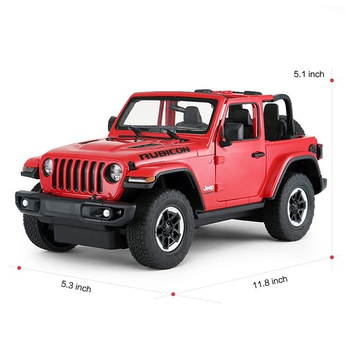 Rastar 1 14 Scale Red Wrangler JL Off Road RC Car Remote Control Vehicle - Picture 5 of 9
