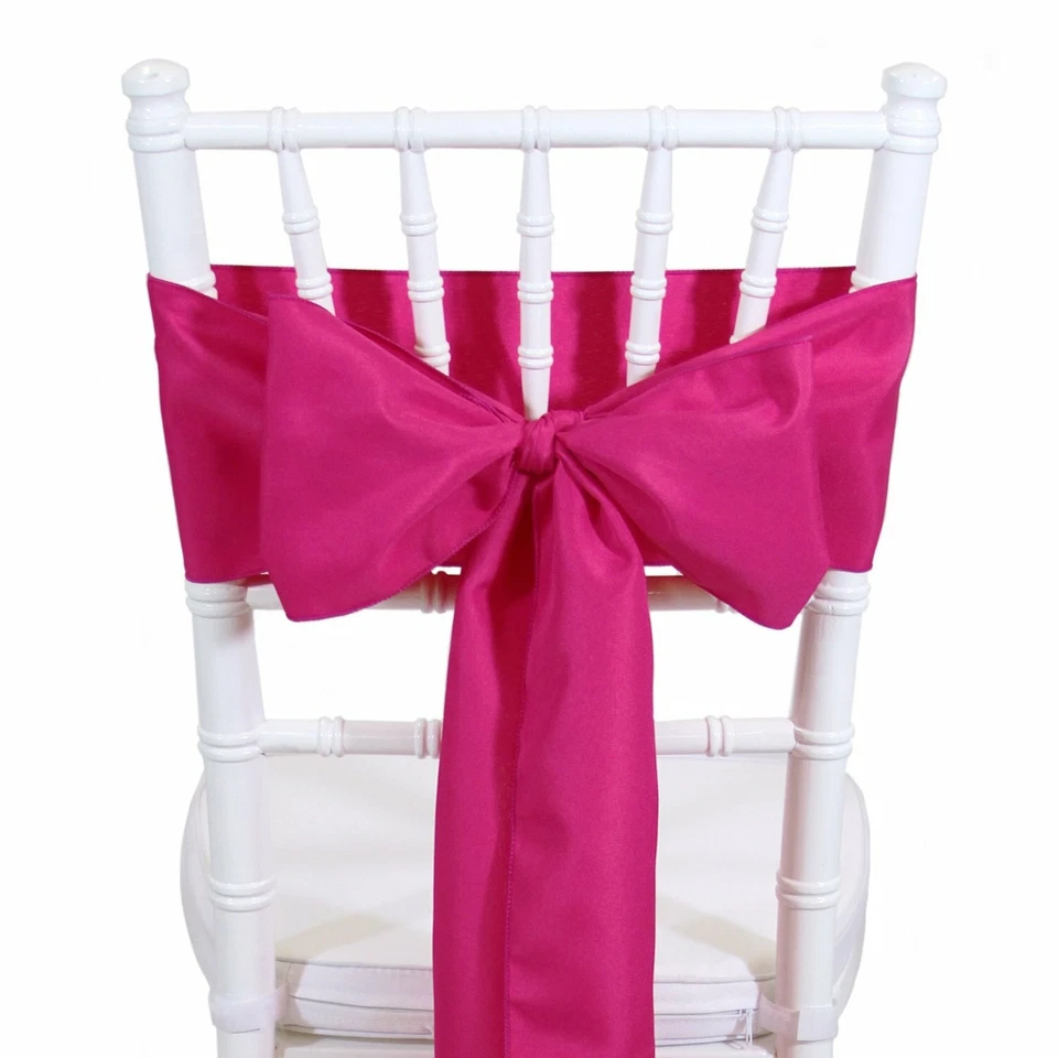 Juego de 30 marcos de silla de poliéster 6x104 pulgadas de ropa de cama Broward (variedad de colores) Foto 3 de 3