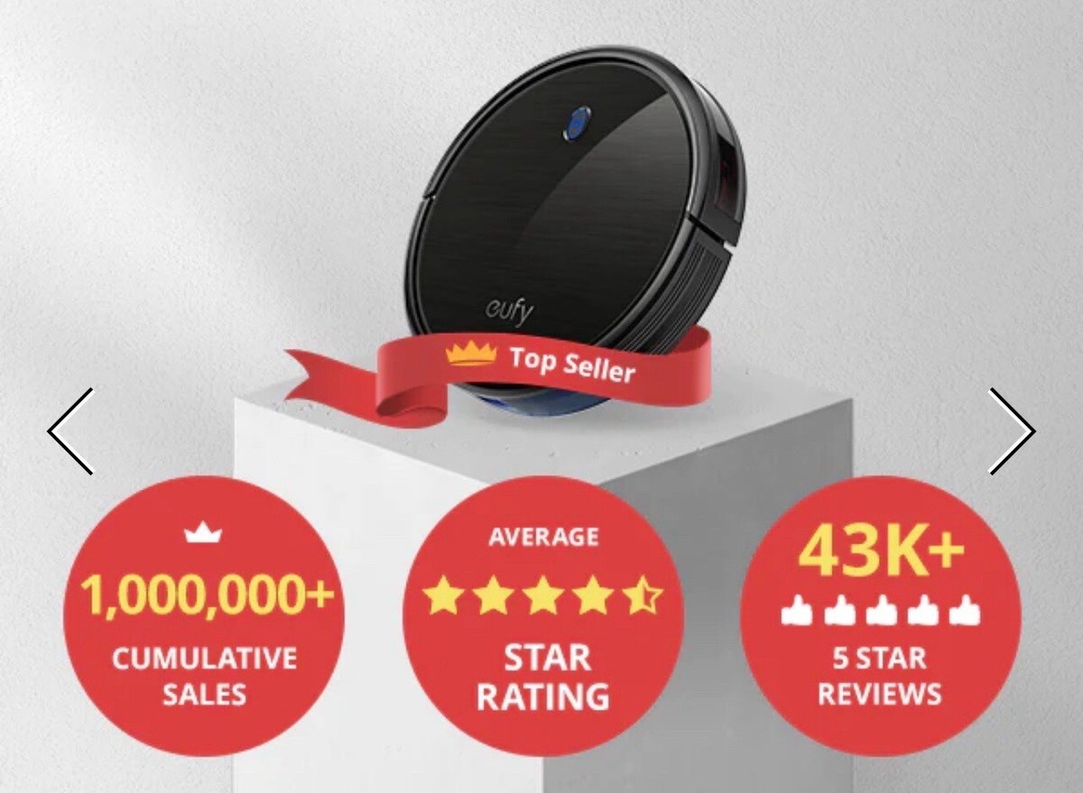eufy RoboVac 11S Robotic Vacuum Cleaner - Black for sale eufy RoboVac 11S Robotic Vacuum Cleaner - Black for sale
