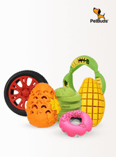 PetBuds Indestructible Dog Toys Dog Chew Toy Treat Dispenser Interactive  Toys