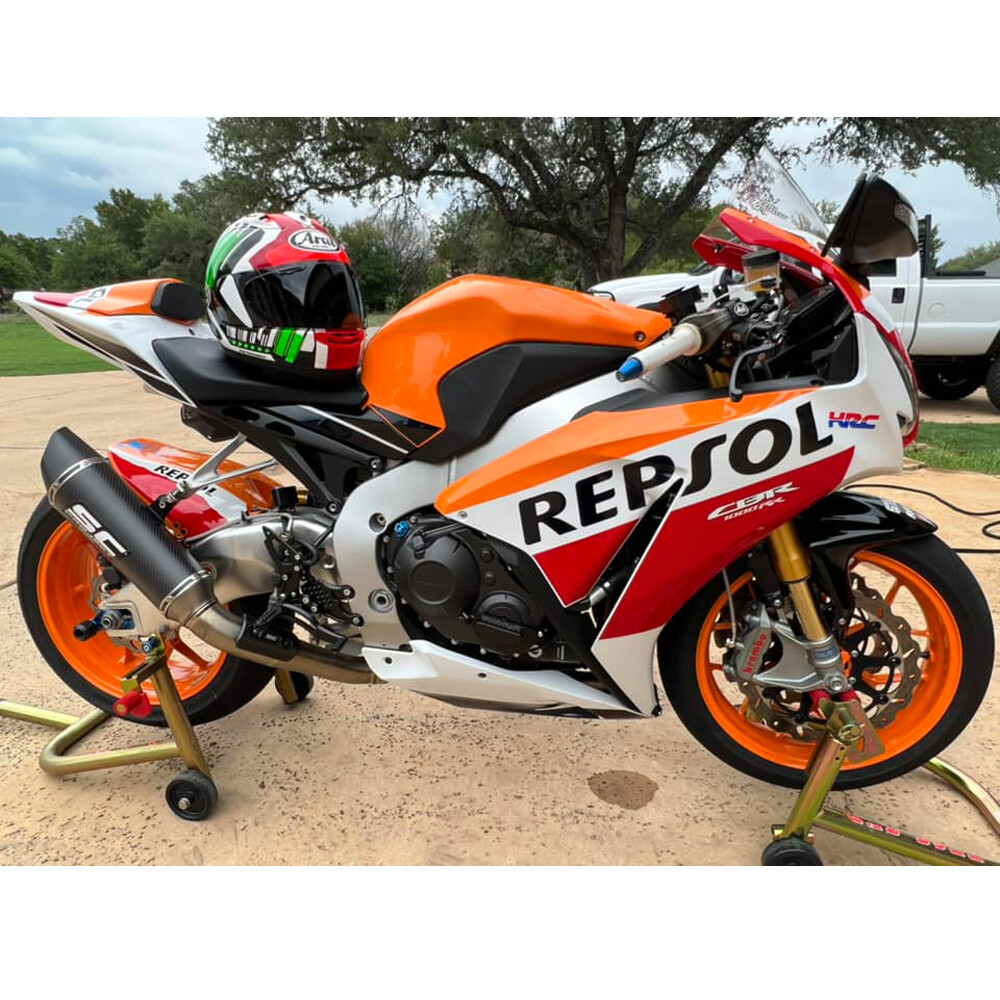 US STOCK Injection Bodywork Orange Fairing Fit for Honda 12-2016