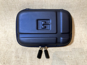 Garmin GPS Navi Hard Shell Travel Carrying Case Zipper Pouch 6.5x4.5x2 Dark Blue