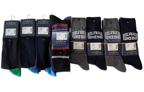 18 Pairs Tommy Hilfiger Men's Dress Socks Premium Blend Assorted Lot - MSRP $150 - Picture 4 of 6