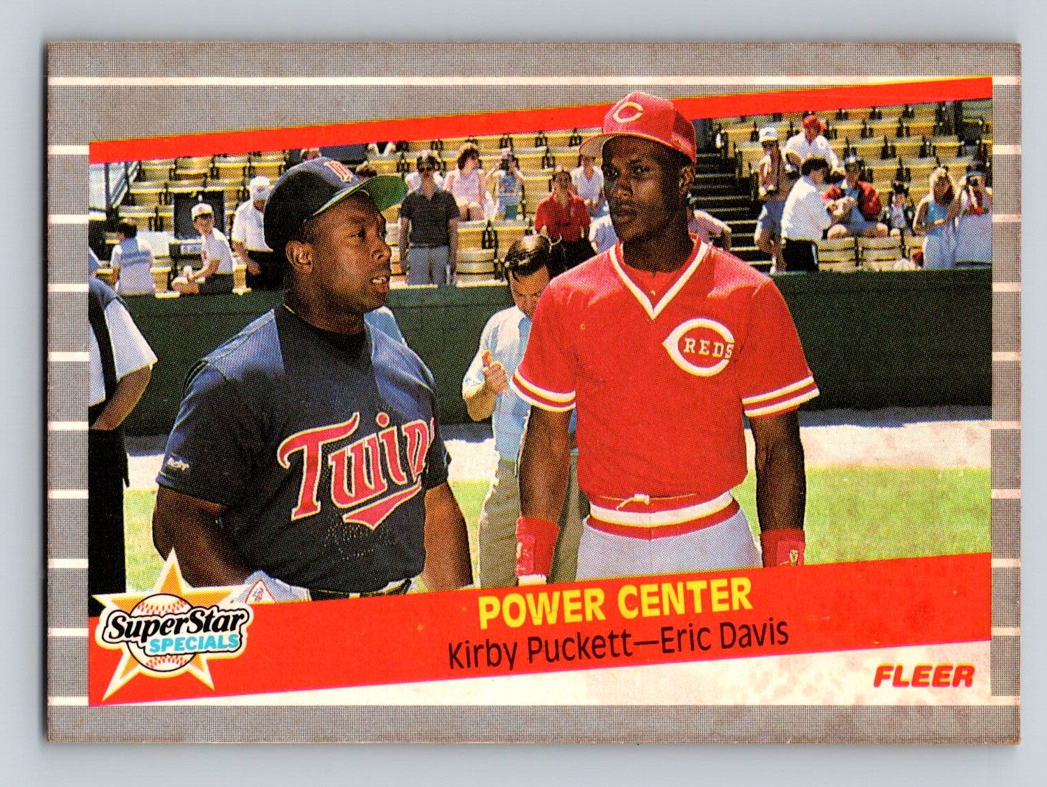 Kirby Puckett / Eric Davis 1989 Fleer #639