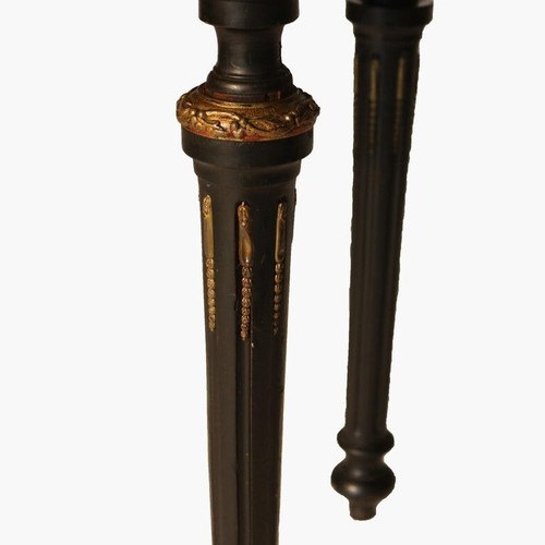 Antique French Ebonized, Ormolu & Inlay Card Table C1880 - Picture 12 of 20