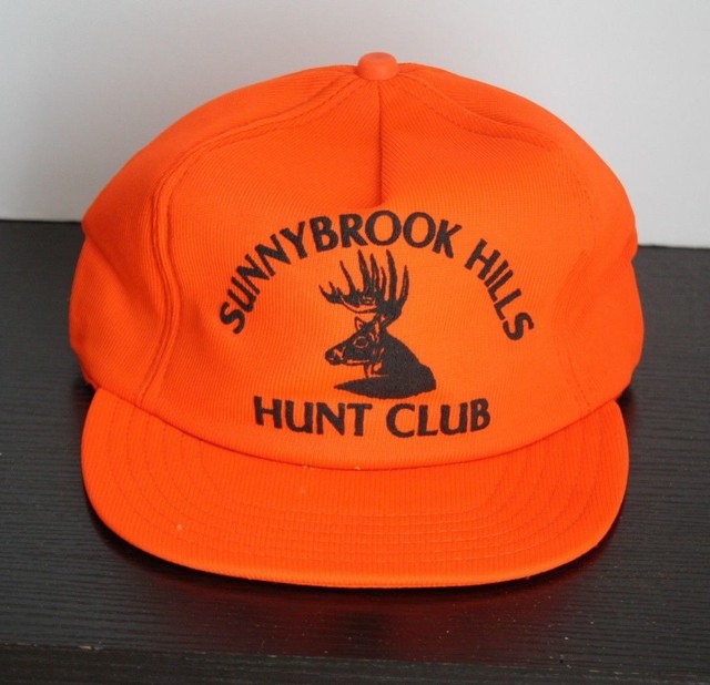 Sunnybrook Hunt Club Hat Cap Whitetail Deer Buck Tree Hunting Vintage