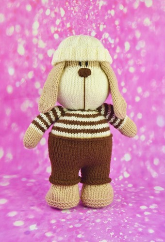 New Knitting Pattern Bones the Dog Knitting by Post Original New A5 Leaflet - Picture 3 of 4