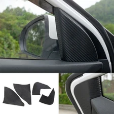 For Hyundai Elantra 17-20 Sticker Carbon Fiber A Post Front Triangle Cover Trim