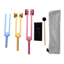 1PC Tuning Forks Set For Meditation Therapy Yoga Relax 128Hz 256Hz 512Hz