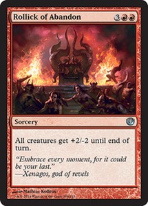 Rollick of Abandon x4 - Journey into Nyx - NM-Mint, English - Journey into Nyx