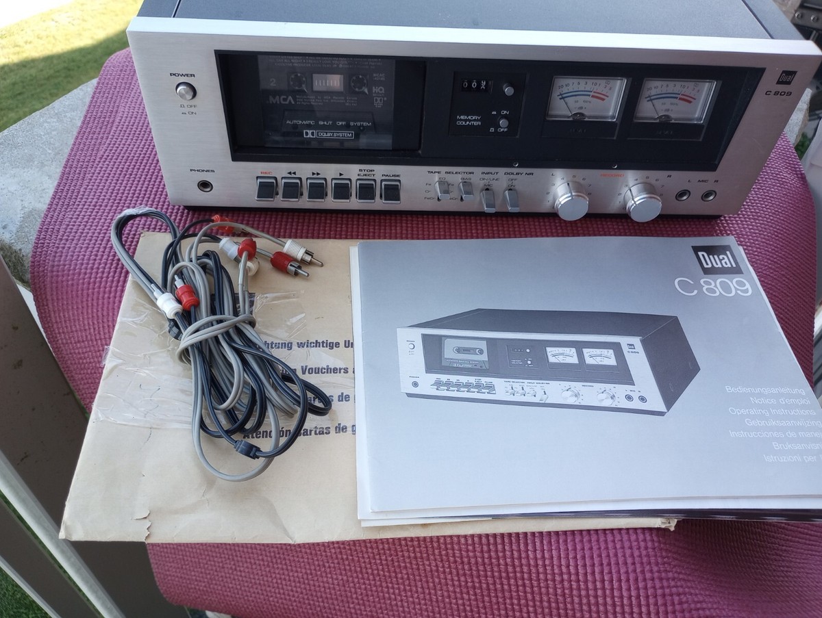 DUAL C-809 Two-Head Stereo Cassette Player/Recorder DECK HEAD