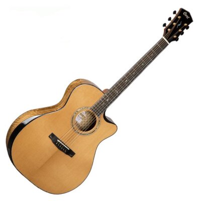 Cort Gold Edge NAT Triple Bevel GA Acoustic Guitar LR Baggs