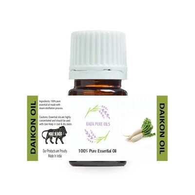 GUZARISH DAIKON OIL PURE NATURAL ESSENTIAL PURE ORGANIC FROM INDIA USD