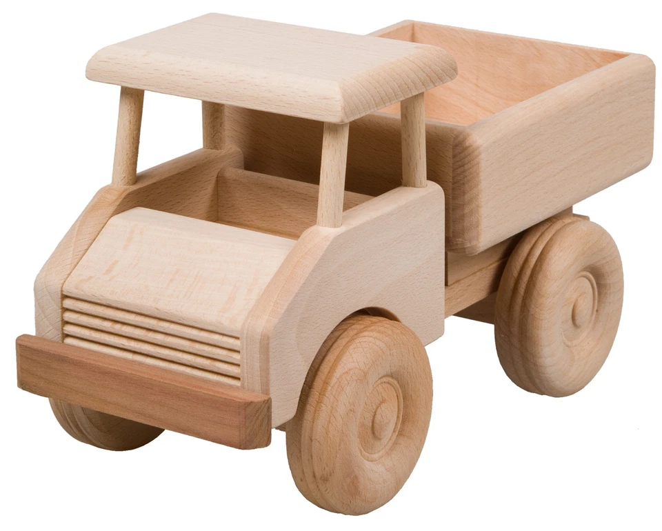 Lastwagen Truck LKW Laster Holzspielzeug Holzfahrzeug Holz - Auto L 21,5 cm - Bild 3 von 3