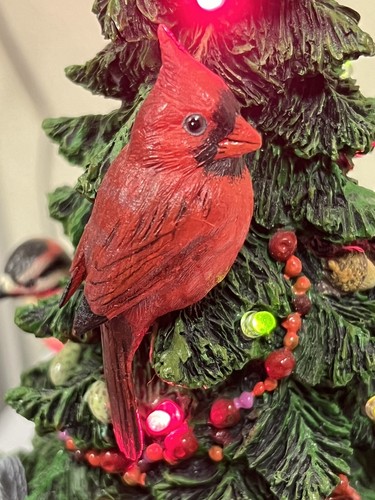 Danbury Mint Birdwatchers 17" Lighted Christmas Tree w/Box Birds READ - Picture 5 of 13