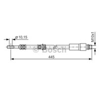 Bosch Bremsschlauch Bremsleitung Vorne FüR Opel Zafira B Astra H Caravan