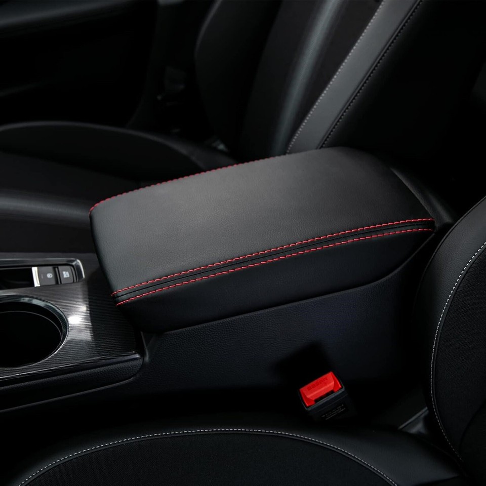 Fits 2001-2005 Honda Civic Synthetic Leather Console Armrest Cover Vinyl Part Only