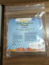 Kissaluvs Kissa's Soft Organic Wipes 8x8" Pack Of 12 Kissas