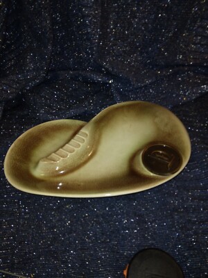 Vintage Tobacco Cigarette Ashtray The Hyde Park Mid century modern MCM ash hotel