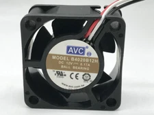 AVC B4020B12H 4CM 4020 12V 0.17A 3-wire cooling fan
