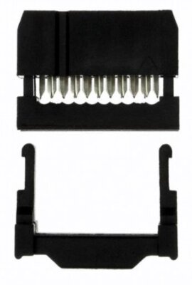 CONN HEADER 10POS IDC 28AWG GOLD