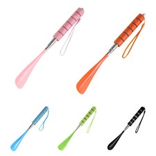 Shoe Horn Adjustable Stainless Steel Shoe Horn Comfortable Handle Shoe Helper