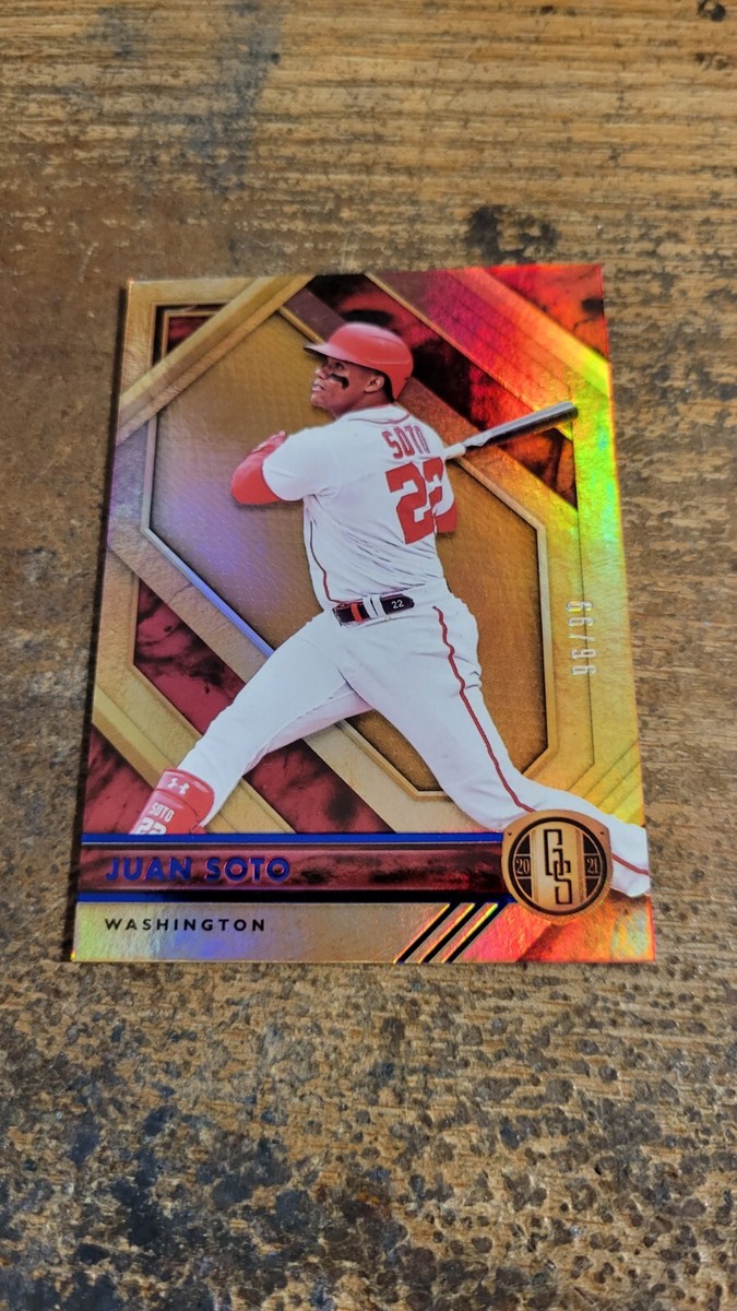 2021 Panini Chronicles Gold Standard Baseball Blue Juan Soto