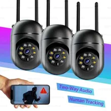 1-3 Wireless 5G WiFi Security Camera System Smart Outdoor Night Vision Cam 1080P