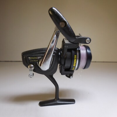 Moulinet pêche HERCULY 3050 vintage gris jaune noir made in KOREA N8352 | UK