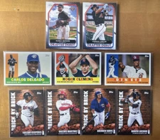 Lot 9x 2022 Topps Pro Debut RC INSERT Starter Set - Brick by Brick, Debut, MiLB