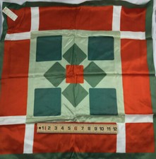 NWT Vtg Autumn Geometric Pattern 26" Square Scarf Bandana Italy for The Bay