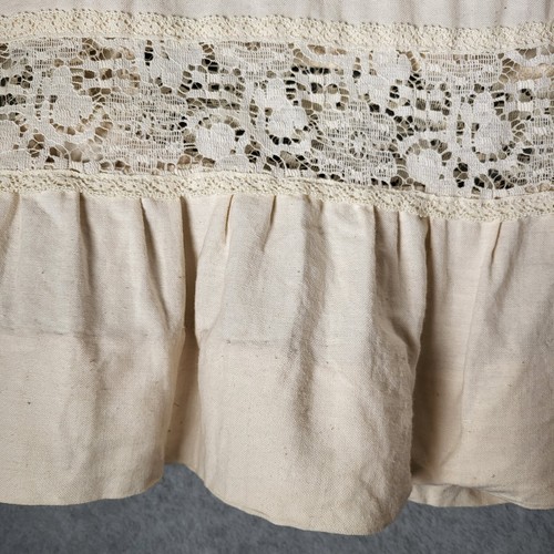 Vtg Gunne Sax by Jessica Ivory Tieback Maxi Prairie Boho Cottage Core Dress - Picture 13 of 22