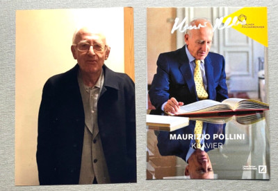 MAURIZIO POLLINI ( 2024) In-person signed Postkarte 10x15 Autogramm +Foto