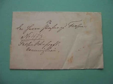 Russian Empire, LATVIA 1879 TALSI, Talsen. Document in letter with unusual label