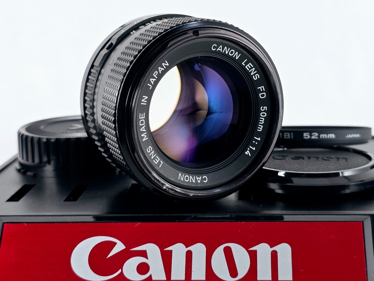 キャノン Canon NEW FD nFD 50mm f1.4 MF Canon New FD NFD 50mm F1.4 Standard MF Lens [Excellent+3