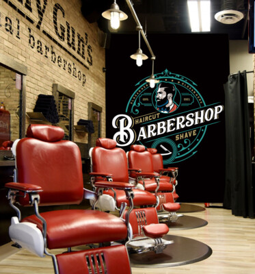3D Satisfactory G3480 Hair Cut Barber Shop Wallpaper Wall Murals Self-adhesive E