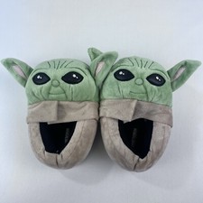 Disney Star Wars Sz 11/12 Mandalorian Baby Yoda The Child Grogu Toddler Slippers