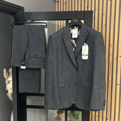 Next Zweiteiler Herrenanzug. Jacke Größe 44L & Hose Größe 36L UVP 149£
