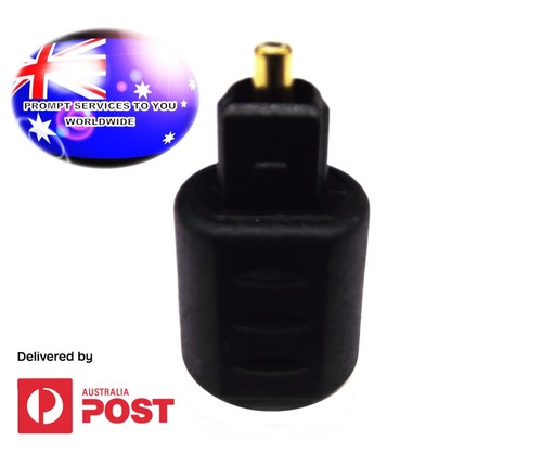 From OZ Quality 1PC TOSLINK Optical Adapter 3.5mm Female Socket To Digital Plug - Picture 3 of 5